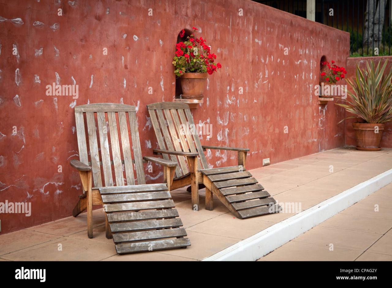 Mexican style outdoor area Stock Photo - Alamy