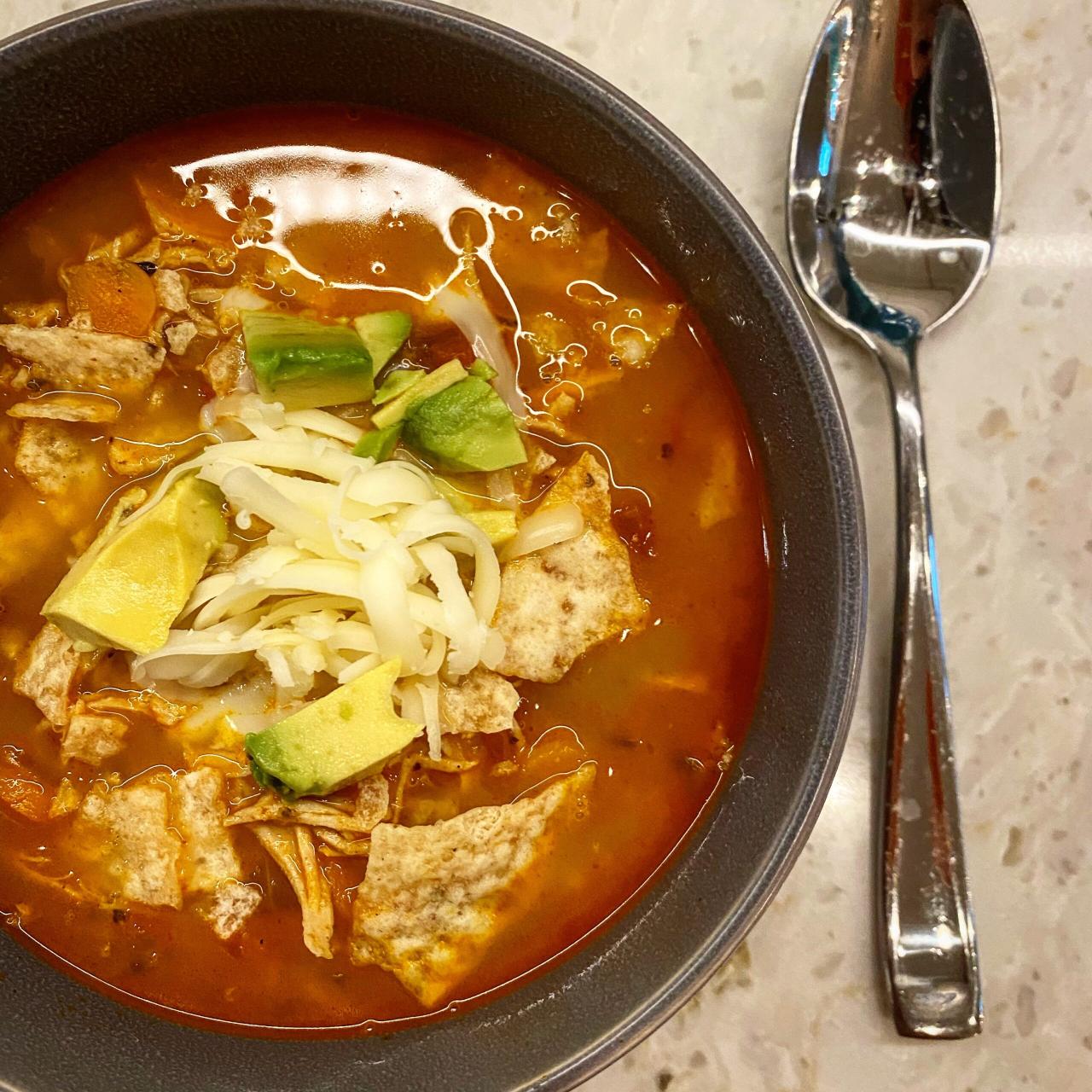 Chicken Tortilla Soup - KirksCookingAndCocktails