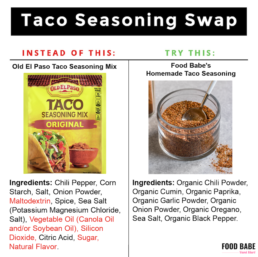 Homemade Taco Seasoning Recipe (Replace Packets Full Of Processed ... Homemade Taco Seasoning Recipe (Replace Packets Full Of Processed ...