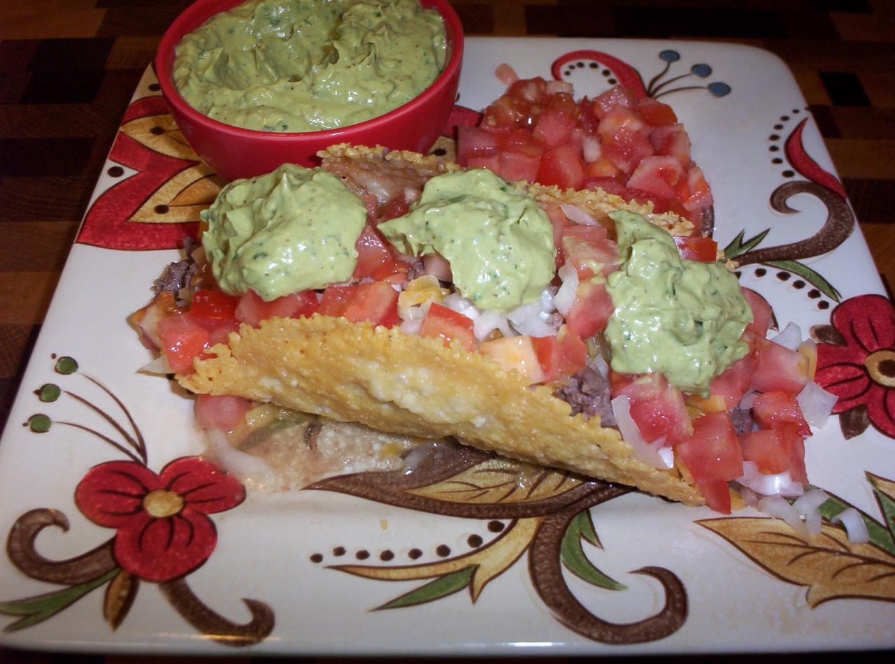 Low Carb Cheese Shell Tacos - Diabetic Chef's Recipes
