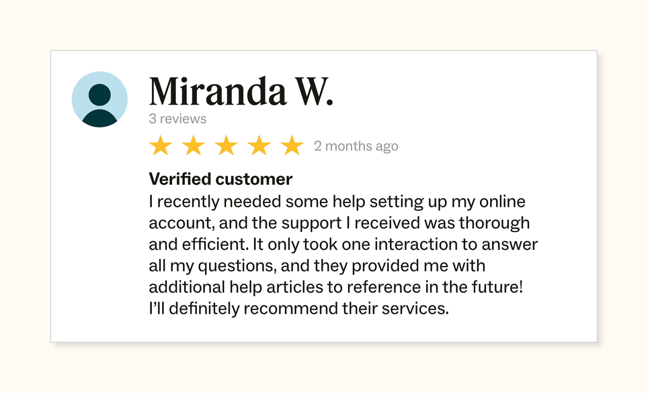 6 Customer Review Examples of Good Reviews | SimpleTexting