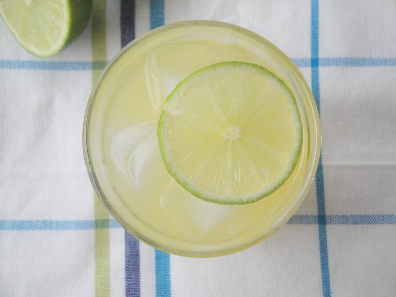 A classic margarita cocktail with lime wedge and salt perfect for ...