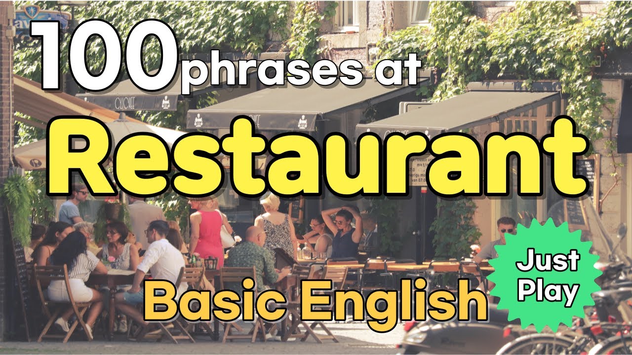 90 Essential English Phrases for Restaurants with Real Conversation ...